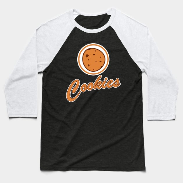 The Cookies Baseball T-Shirt by Apgar Arts